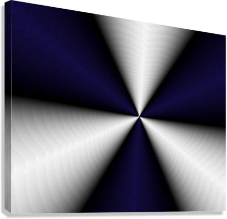 Violent Color Modern Interior Background Canvas Print