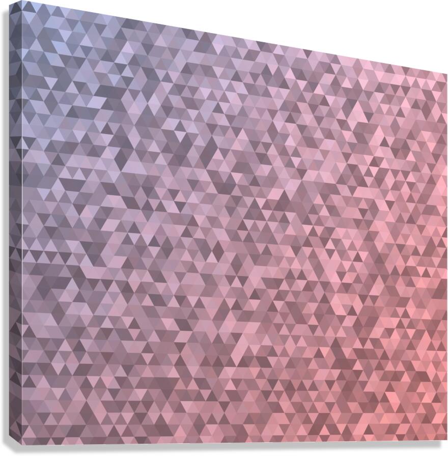 Baby Pink Glitter Pattern Canvas Print