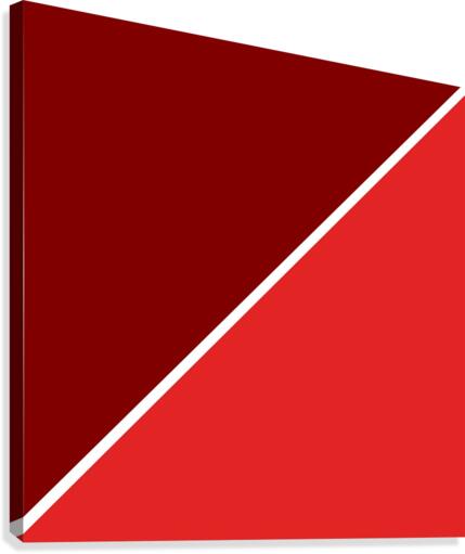 Maroon and Red Abstract Canvas Print