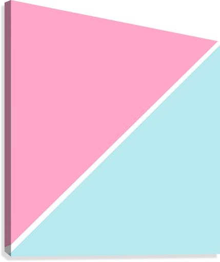 Peony and Pool Abstract Canvas Print