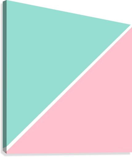 Robin and Bubblegum Abstract Canvas Print
