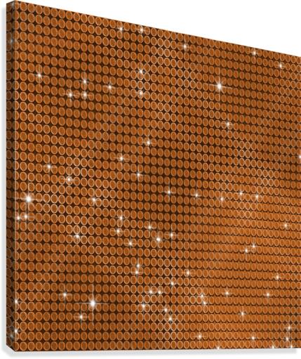 Gold Glossy Glitter Canvas Print