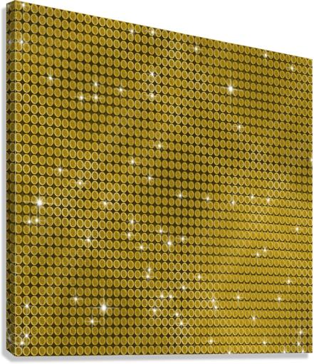 Green Glossy Glitter Canvas Print