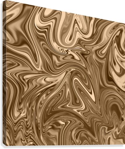 Sandal Liquid Marble Canvas Print