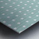 Star Seamless Pattern Art Metal print