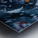 Icy Penguin Metal print