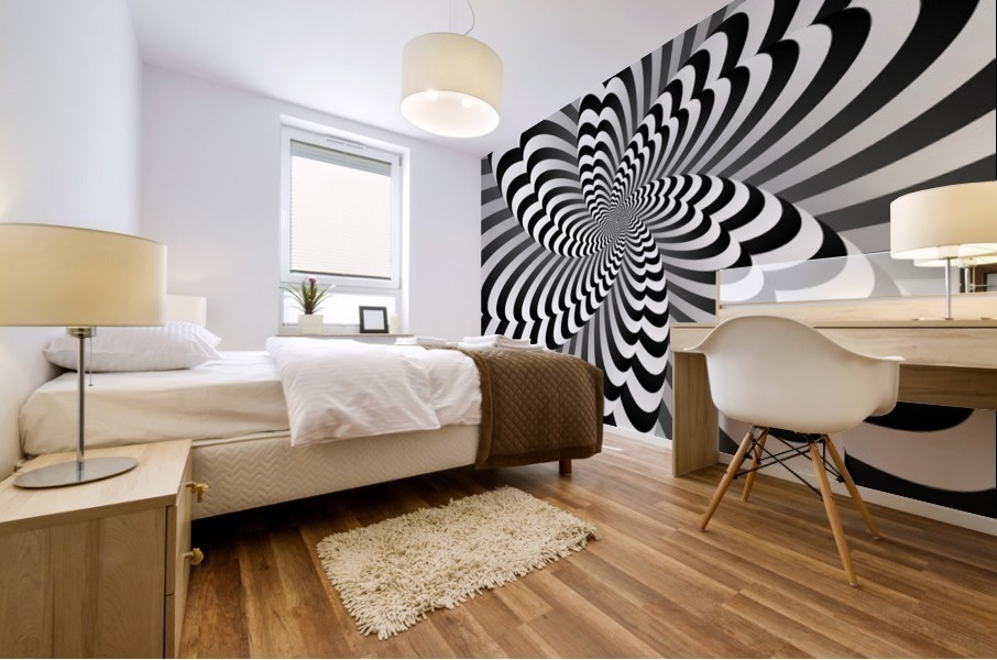 Twisted Flora Mural print