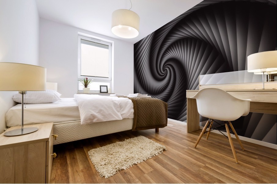 Blackly Art Mural print