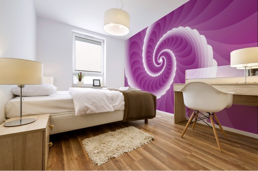 Pinky Art Mural print