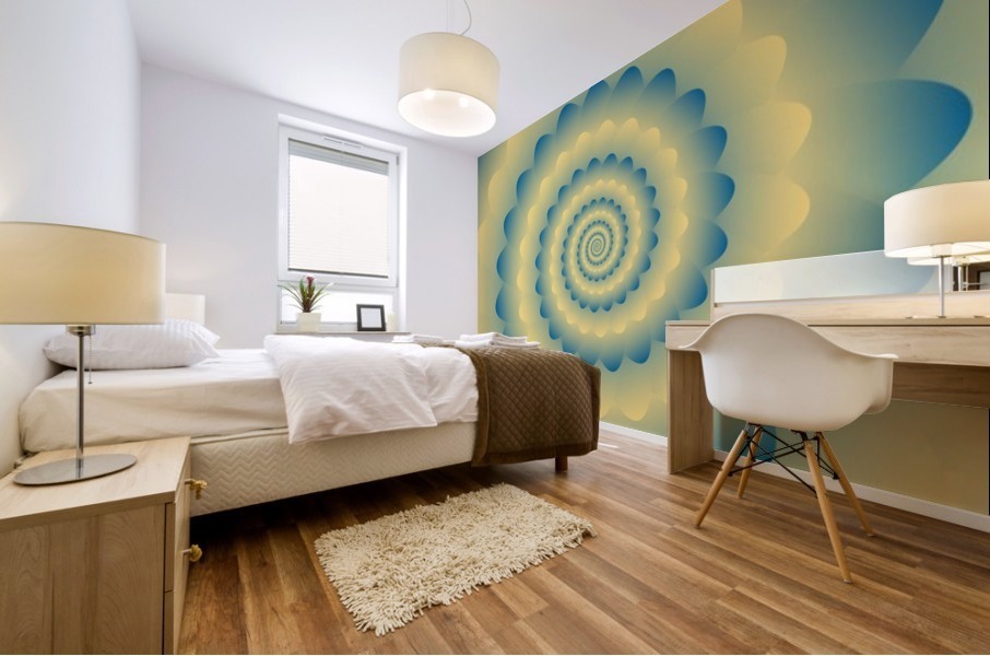 Fractal Flower Artwork Mural print