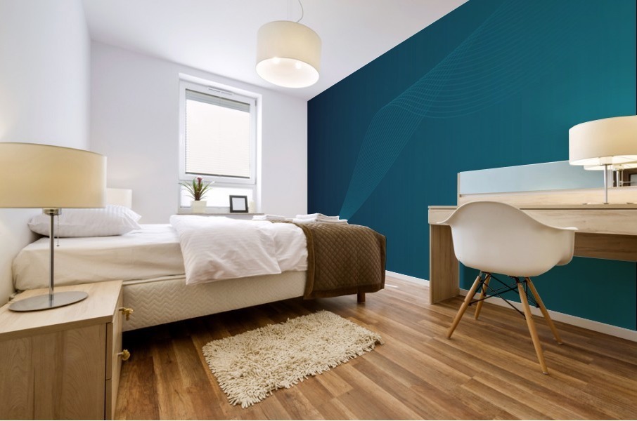 Wavy Art Mural print
