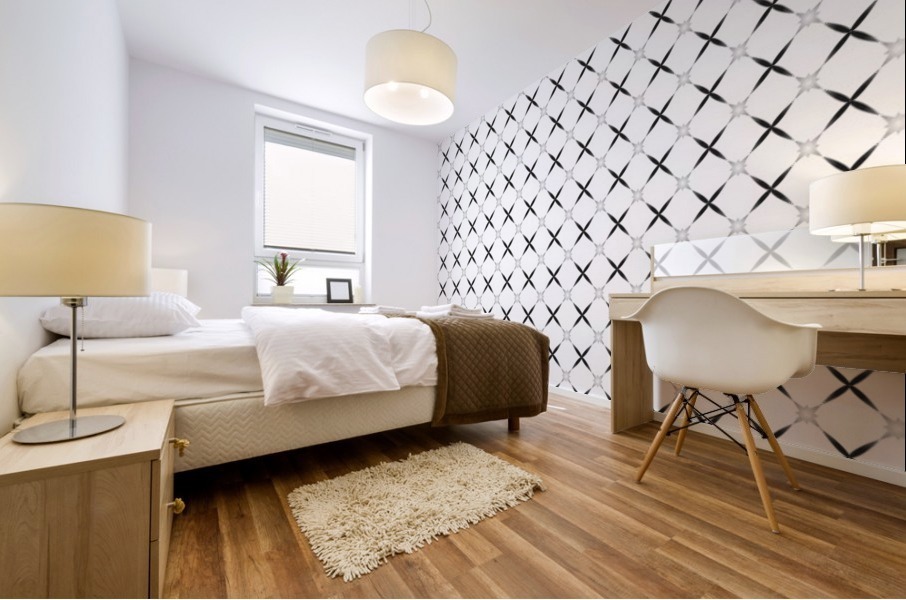 Monochrome Artwork... Mural print