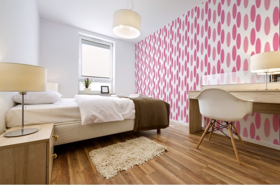 Pink Seamless Pattern Artwork Mural print