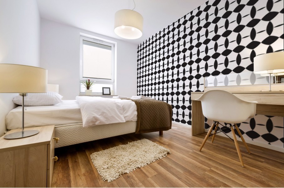 Monochrome Pattern Art Mural print