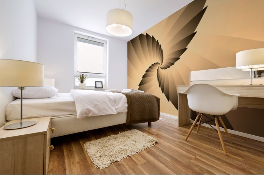 Swing Spiral Mural print