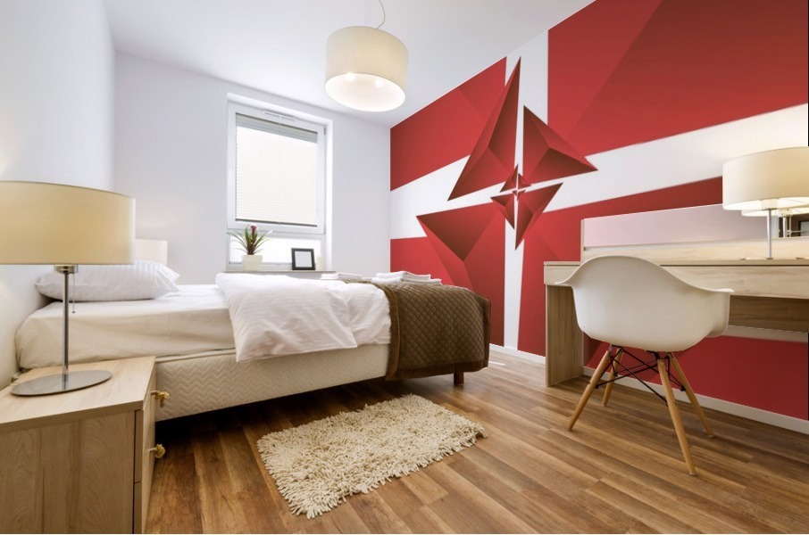 Trendy Polygen Art Mural print