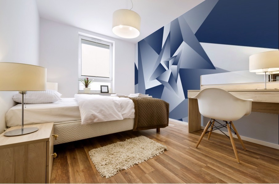 Modern Traingle Pattern Mural print