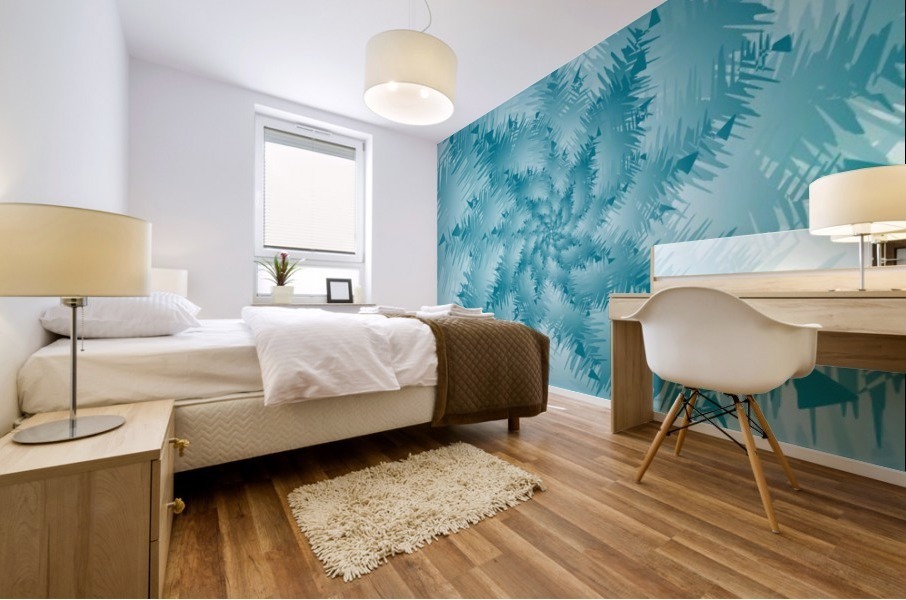Snow Forest Mural print