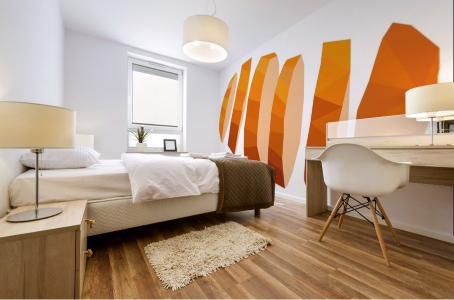 Orange Fruit Art Mural print