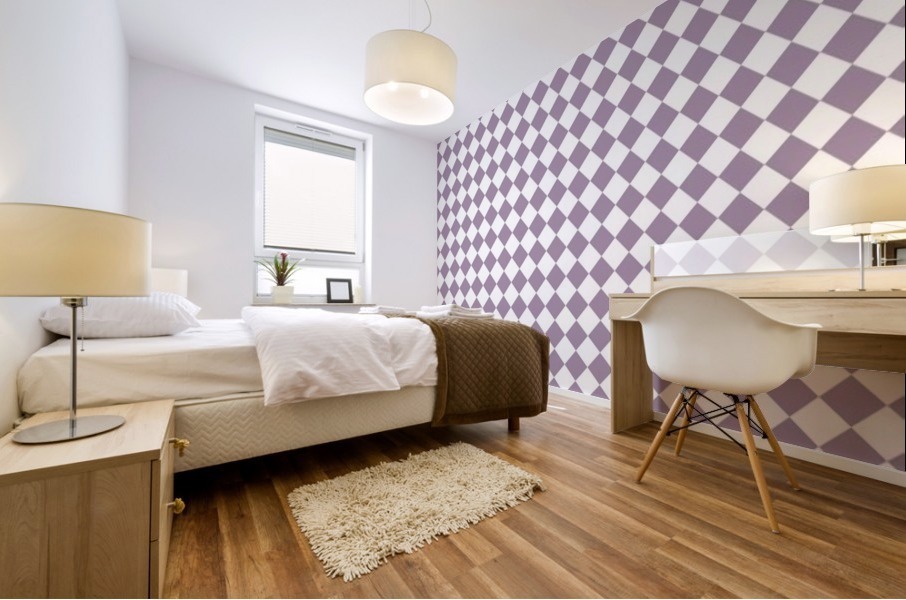 Purple Diamond Mural print