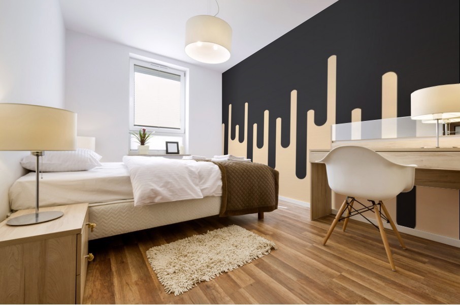 Crinkle Melting Tone Mural print