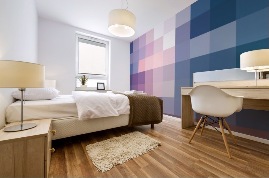 PINKISH MOSAIC PATTERN Mural print