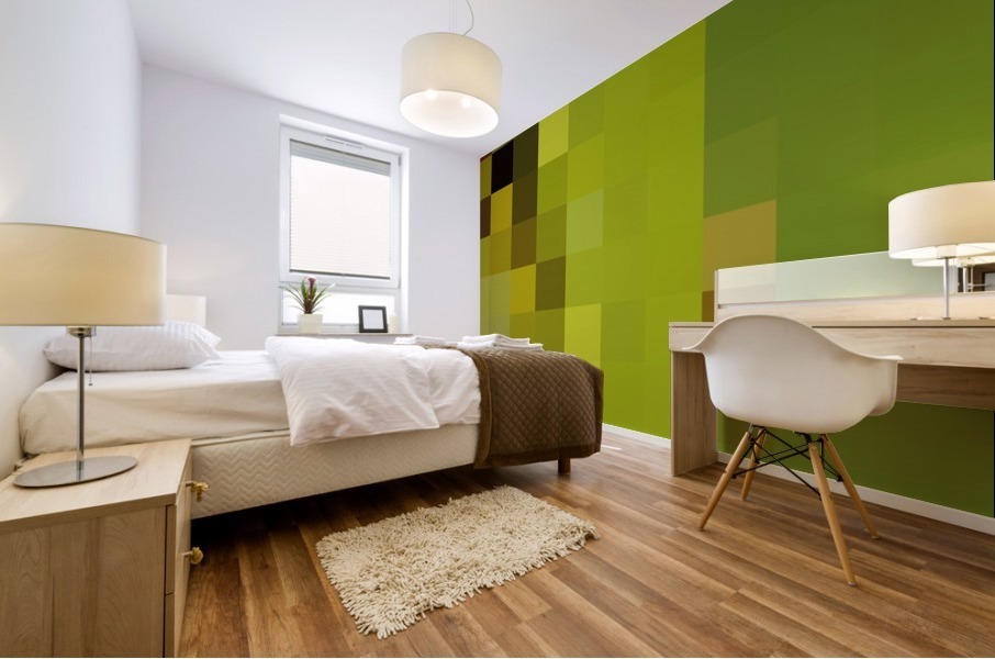KIWI MOSAIC PATTERN Mural print