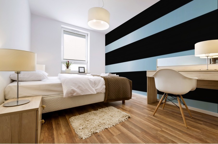AQUA STRIPE Mural print