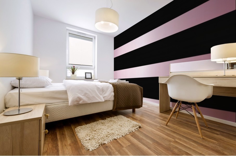 PINK GRADIENT STRIPE Mural print