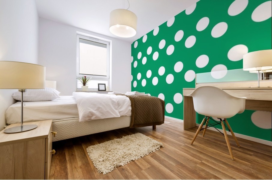 JADE Polka Dots Mural print