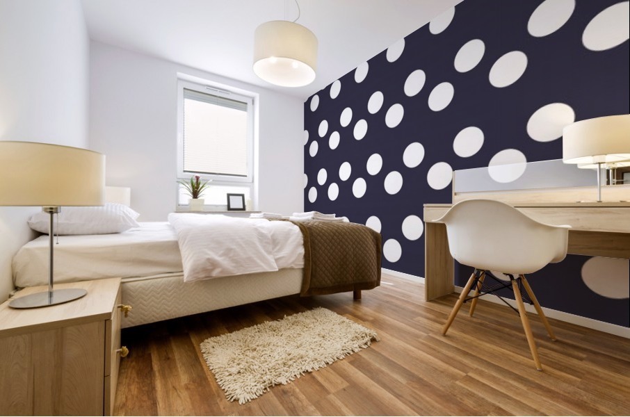 Eclipse Polka Dots Mural print