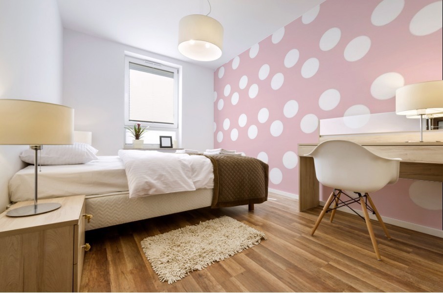 BISQUE Polka Dots Mural print