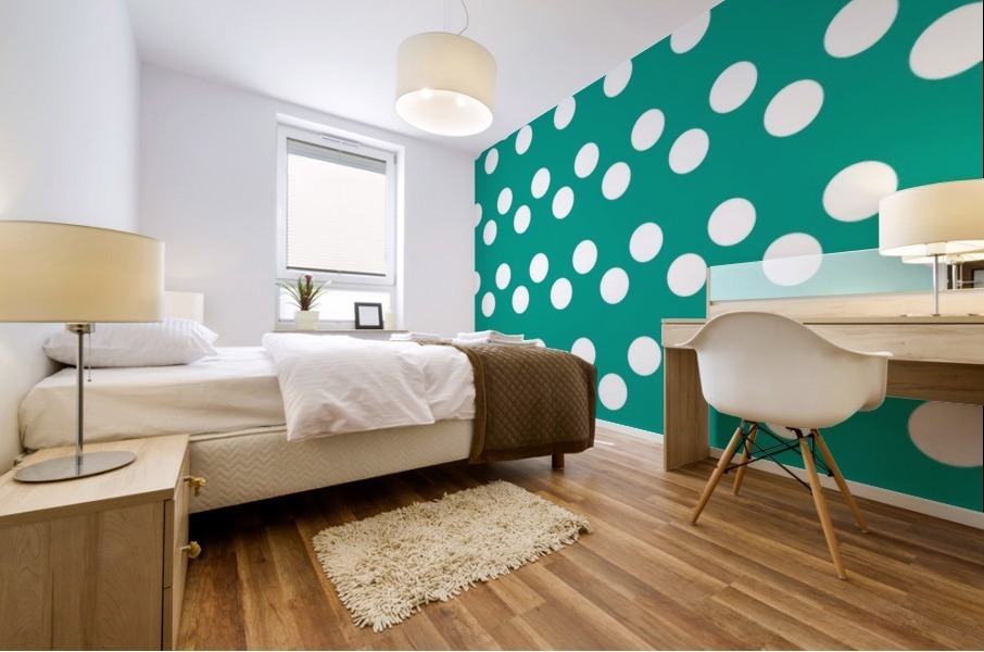Arcadia Polka Dots Mural print