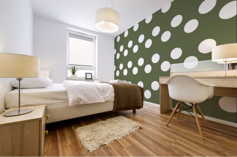 CAMOUFLAGE Polka Dots Mural print