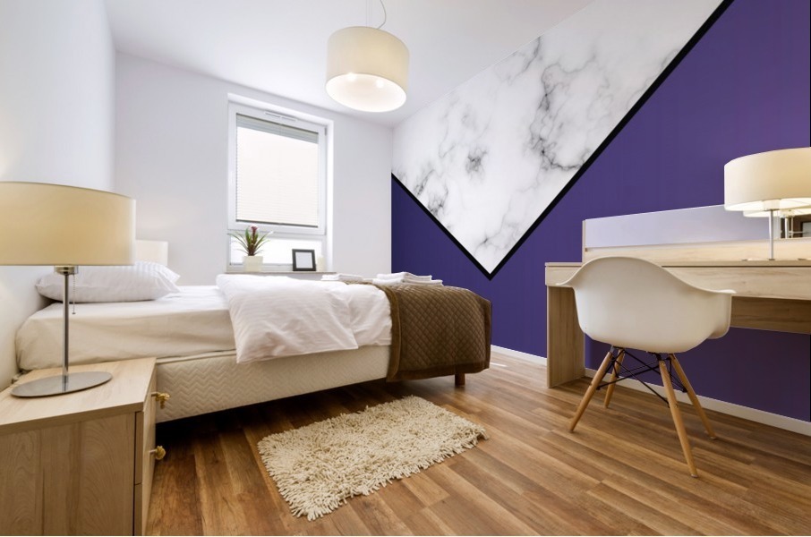 ABSTRACT VIOLET MODERN MARBLE Mural print
