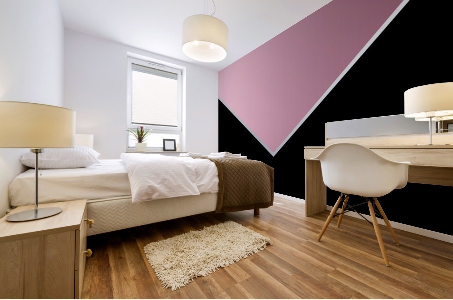 PINKY MODERN ABSTRACT Mural print