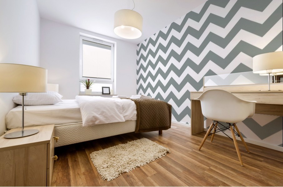 HAZE CHEVRON Mural print