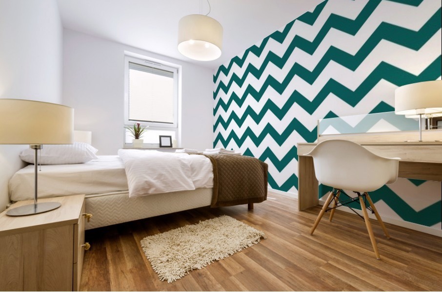 MYRTLE CHEVRON Mural print