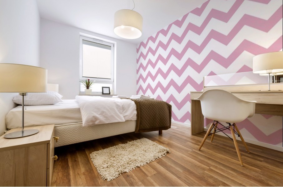 AZALEA CHEVRON Mural print