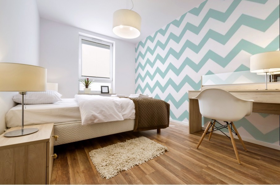 ARCTIC CHEVRON Mural print