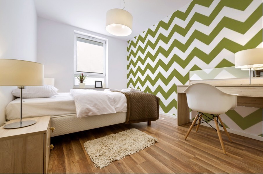 PEA CHEVRON Mural print
