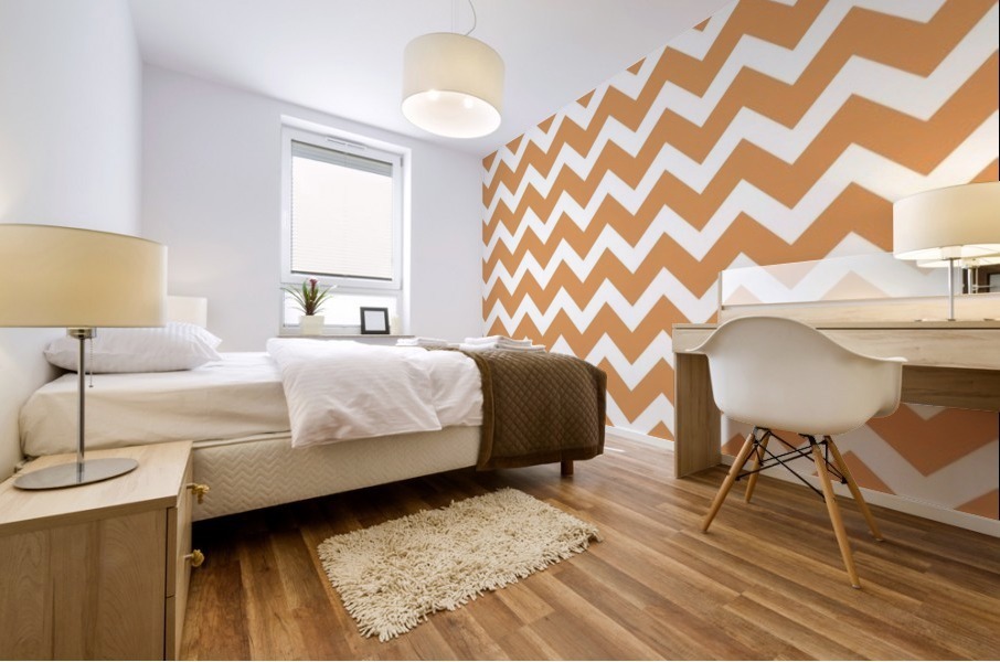 SAND CHEVRON Mural print