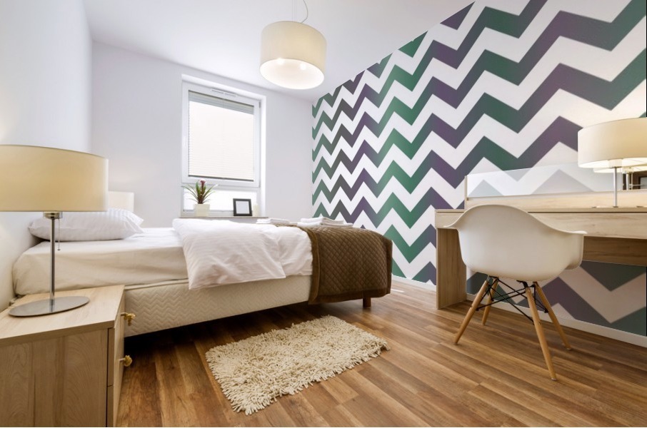 FIG CHEVRON Mural print