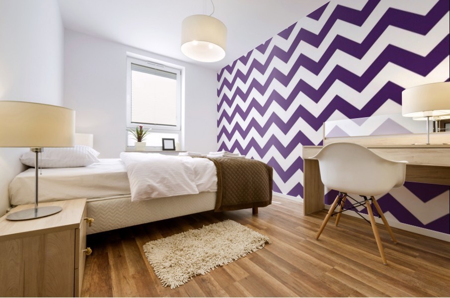 AMETHYST CHEVRON Mural print
