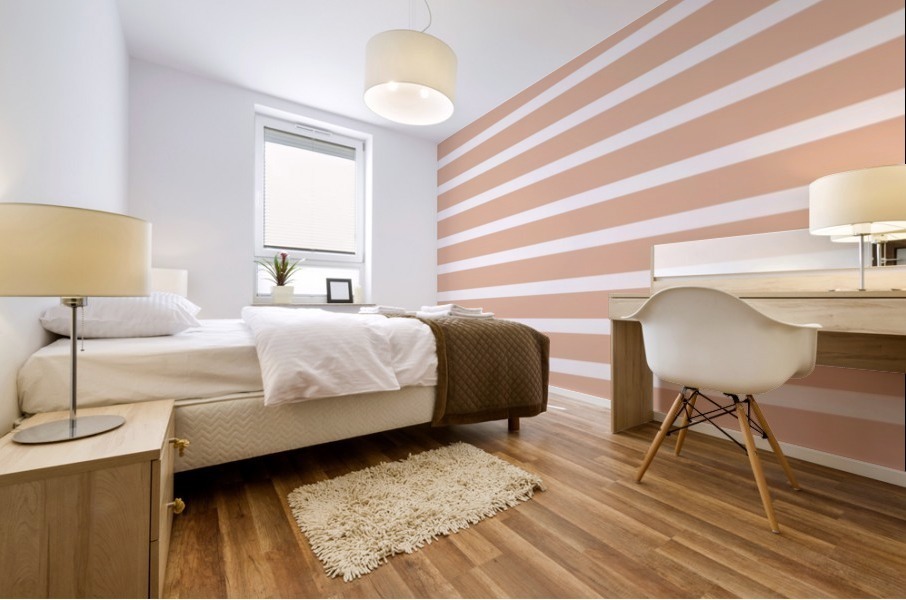 PINK Stripes Mural print