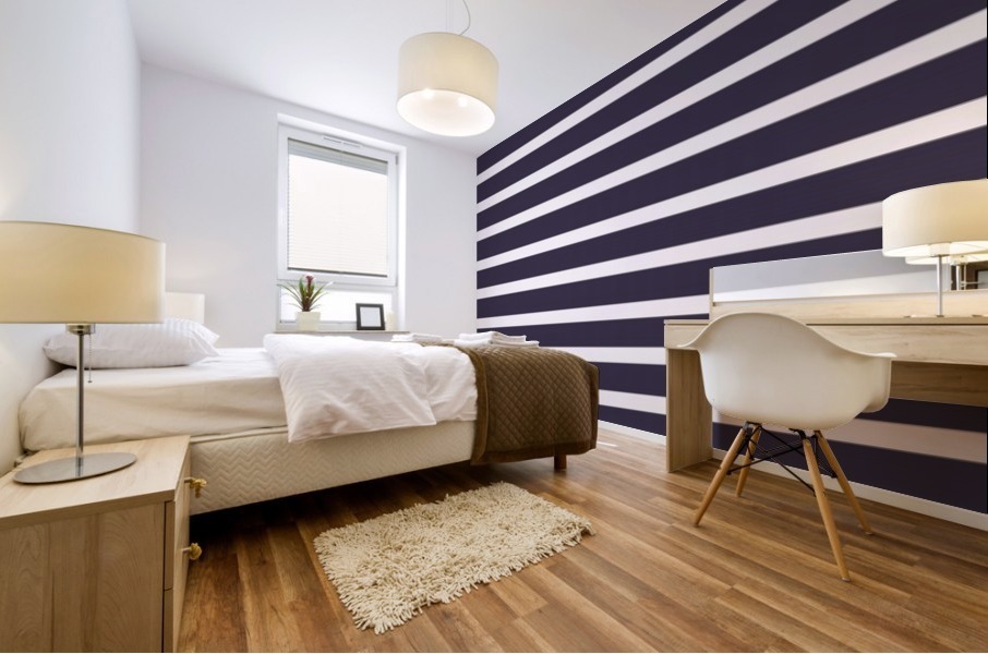 BLACK CHERRY Stripes Mural print