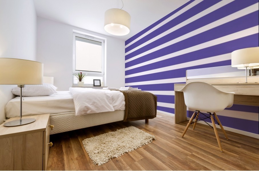 PURPLE Stripes Mural print