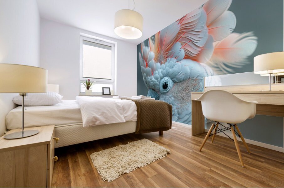Pretty Queen Cockatoo Mural print