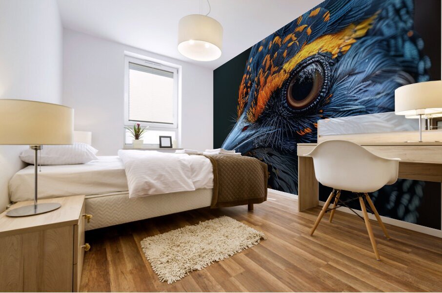 Exotic Pretty Bird Mural print
