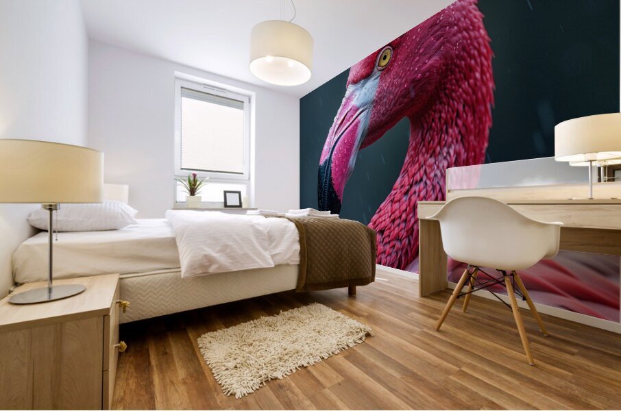 Magnificent Flamingo Mural print